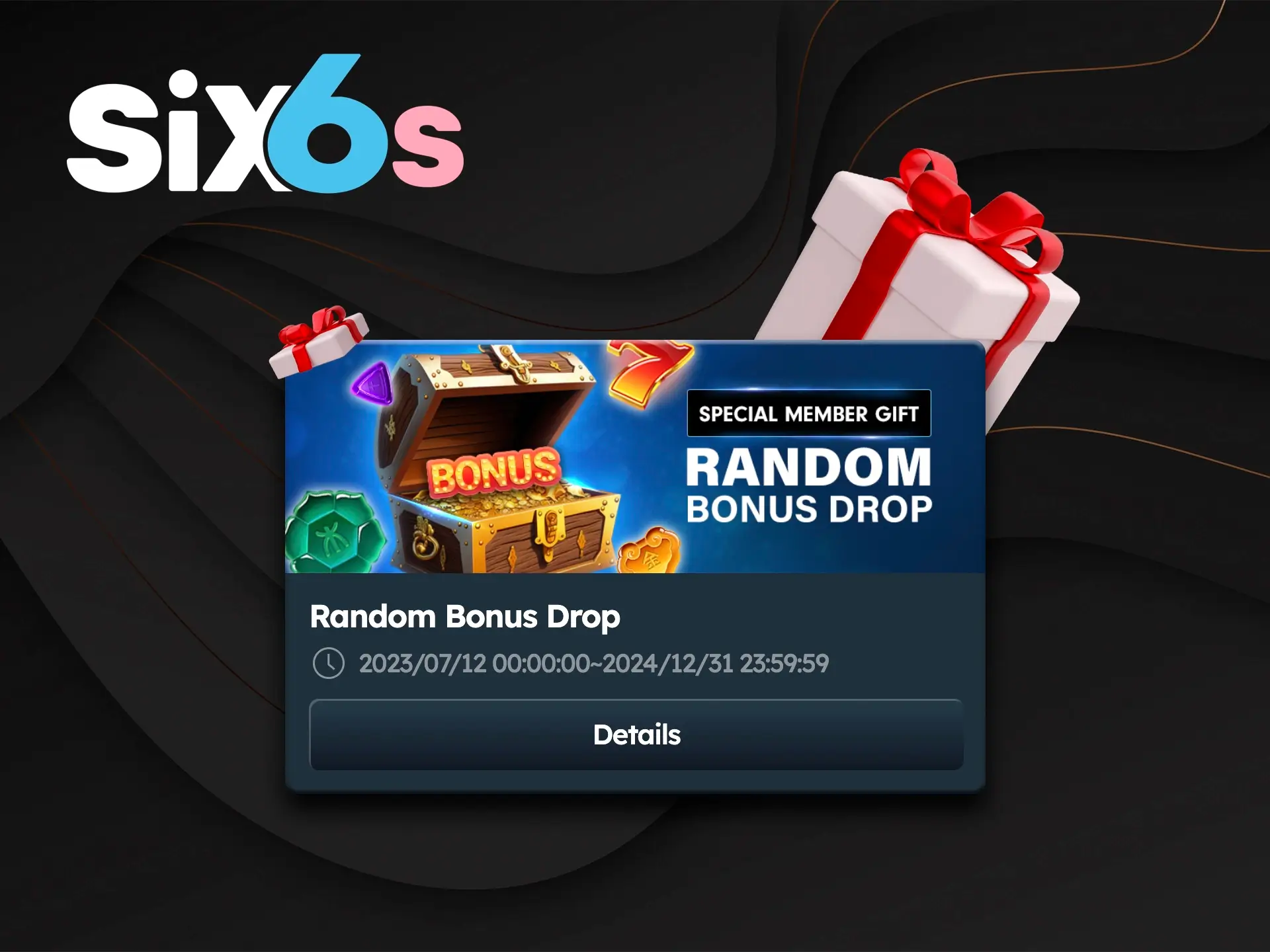 Use your luck to get a big bonus from Six6s Casino when betting on the popular sport of cricket.